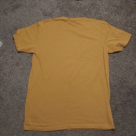 Coca-Cola Graphic T-Shirt Mens Large Gold Yellow Drink ESTD 1886 Bottle Tee - Picture 5 of 7